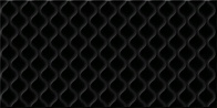 Керамическая плитка Deco рельеф черный (DEL232D) 29,8x59,8