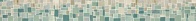 Керамическая плитка Capri turquoise border 01 600х65