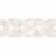 Керамическая плитка LIN Вставка Гексагон бежевый (LN2S012DТ) 20*60
