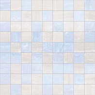 Керамическая плитка Diadema декор мозаика голубой+белый 30*30