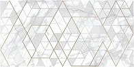 Керамическая плитка Вставка Calacatta ромбы белый 29,8x59,8 (KT2L052)
