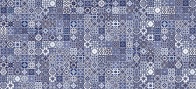 HAMMAM плитка настенная РЕЛЬЕФ голубой (HAG041D) 20*44 (12шт/1,05м2)
