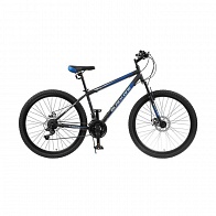 Велосипед BLACK ONE Onix 27.5 черный/синий/серый 20"