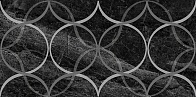 Керамическая плитка Crystal Resonanse декор чёрный 30х60