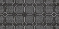 Керамическая плитка Olimpus Grand декор чёрный 25х50