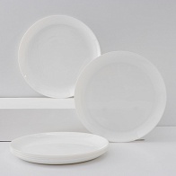 Набор тарелок d27см Diwali (Luminarc) /цвет белый/
