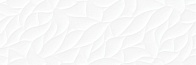 Керамическая плитка Glory рельеф. белая (GOU052) 25x75