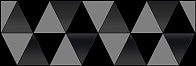 Керамическая плитка Sigma Perla декор чёрный 17-03-04-463-0 20х60