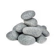 Камни для бани Пироксенит 10 кг шлифованный, средний (коробка)