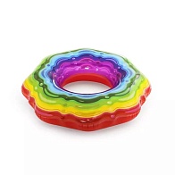 Круг для плавания Rainbow Ribbon, d=115 см, от 12 лет (Bestwey) /арт.36163/
