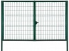 Ворота 1,53х3м ф4мм RAL 6005 (Зеленый мох)