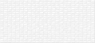 Керамическая плитка Pudra мозаика рельеф белый (PDG053D) 20x44
