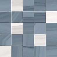 Керамическая плитка Space Декор мозаичный синий MM34104 25х25