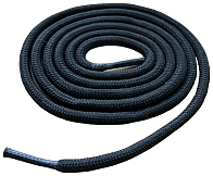 Шнурки с круглым сечением 4мм 60 см черные (BRAUS)