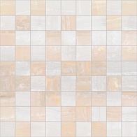 Керамическая плитка Diadema декор мозаика бежевый+белый 30*30