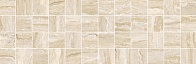 Керамическая плитка Glossy декор мозаика бежевый MM11189 20х60
