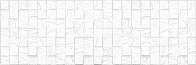 Керамическая плитка Eridan мозаика белый 17-30-01-1172 20*60