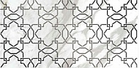 Керамическая плитка Вставка Royal stone ornament узор белый 29,8x59,8 A16015