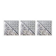 Керамическая плитка Берген комплект стеклянных вставок (3шт/компл.) серый 4,5х4,5