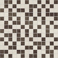 Керамическая плитка Crystal декор мозаика коричневый+бежевый 30х30