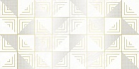 Керамическая плитка Mania Декор белый 25х50