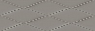 Керамическая плитка Vegas рельеф серый (VGU092) 25x75