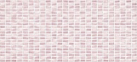 Керамическая плитка Pudra мозаика рельеф розовый (PDG073D) 20x44