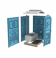 Кабина туалетная Ecostyle синяя (MTK ECOGR ) (Россия)