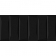 Керамическая плитка Evolution рельеф кирпичи черный (EVG233) 20x44