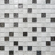 Керамическая плитка Mosaic Glass White DW7MGW00 Декор 300х300