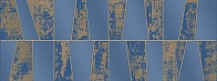 Керамическая плитка City colors декор синий Д216052-4 60х23