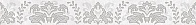 Керамическая плитка Afina Damask бордюр серый 56-03-06-456-1 5х40