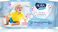 Салфетки влажные (Aura Ultra Comfort) /детские 60шт/