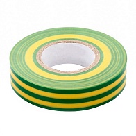Изолента ПВХ 15мм х 20м (Klebebander) /желто-зеленая арт. TIK507T/