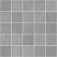 Керамическая плитка Depo декор мозаика серый MM34042 25х25