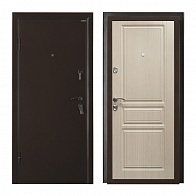 Дверь П4 Антик бронза 960х2050 левая, 2 контура, МДФ 10мм Экодуб, 2 замка, ручка, глазок