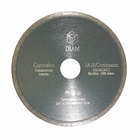 Диск алмазный 125х22,2мм Geramics (DIAM) сплошной сухой рез /керамич.плитка арт.000197/