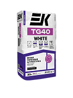Штукатурка гипсовая ЕК ТG40 30кг белый (45шт/9 скл)