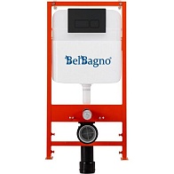 Система инсталляции BelBango BB026 д/подвесн. унитаза 2 в 1 (+кнопка смыва BB044NERO)