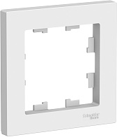 Рамка 1-мест AtlasDesign (Schneider Electric) / белая /арт. ATN000101/