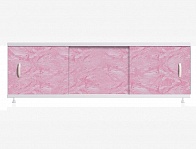 Экран для ванн Оптима 1,7м пластик розовый мороз (37)