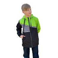 Куртка детская демисезонная М4796 салатовый/черный