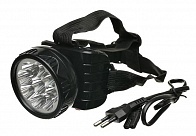 Фонарь налобный СВД TG9 (ТРОФИ) /4В 0,9Ач 9хLED 220V/