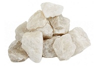 Камни для бани Кварц белый колотый 20 кг ИП