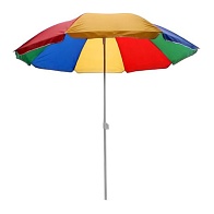 Зонт пляжный 160см стойка 19/22мм пэ 170Т с напылением цветной