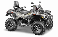 Квадроцикл (снегоболотоход) STELS ATV 800 GUEPARD Camo EPS (белый, черный)