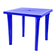 Стол пластиковый квадратный синий /арт.СП-МТ016/