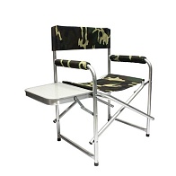 Кресло складное до 120кг со столиком 830х450х855 мм, алюминий /арт.PF-FOR-AKS04/