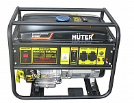 Генератор бензиновый DY 6500L (HUTER) /5,0/5,5 кВт, 220В, ручной старт, бак 22л, 84кг/