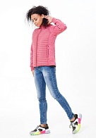 Куртка женская стеганая розовая (МТФ)